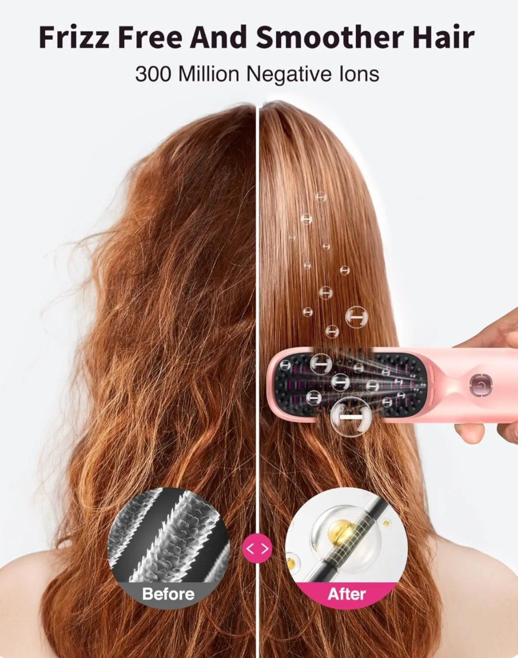 Silvi Cordless Straightener Beauty Brush