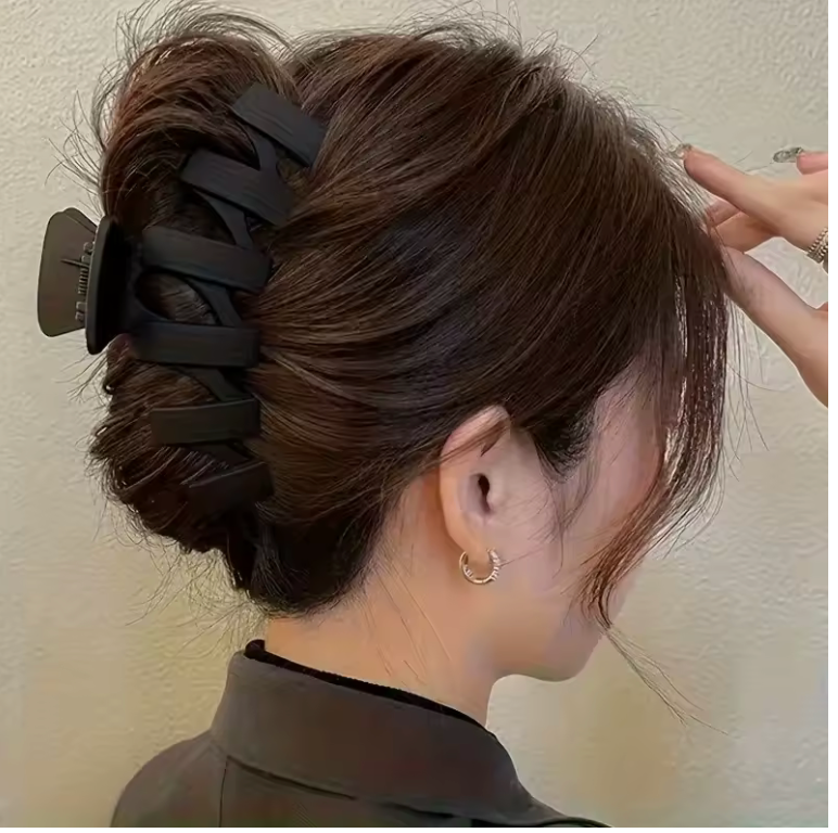 11-Piece Premium Hair Clip Set for Women – Elegant Matte Shark Clips