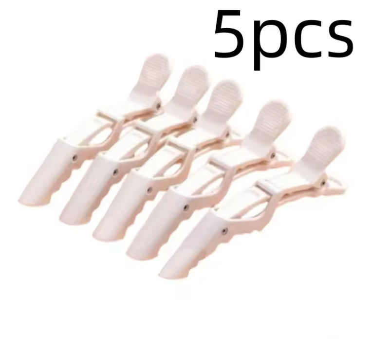 5 Pcs Alligator Hair Clips – Nonslip Plastic Sectioning Hairpins